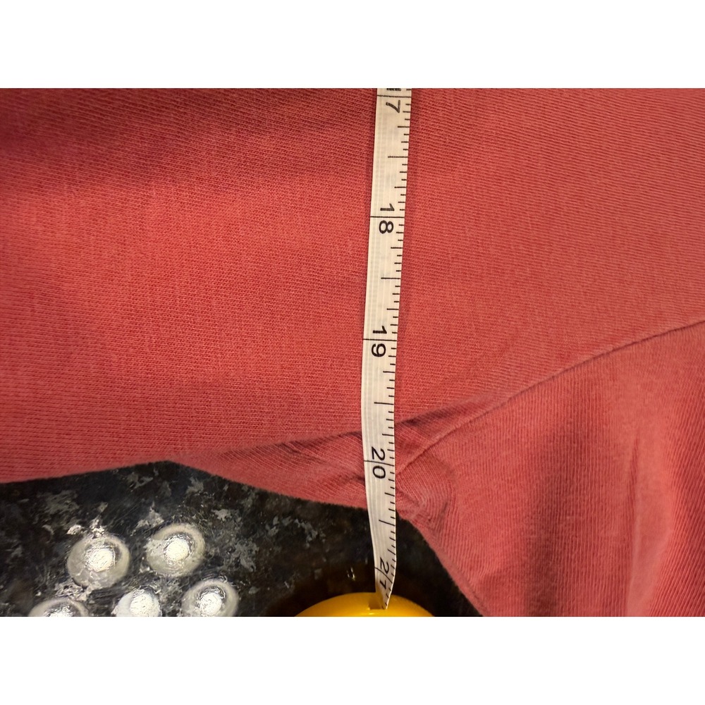 Vans Mens Graphic‎ T-Shirt Large Salmon Pink Coral Custom Fit Short Sleeve Logo - Picture 5 of 6